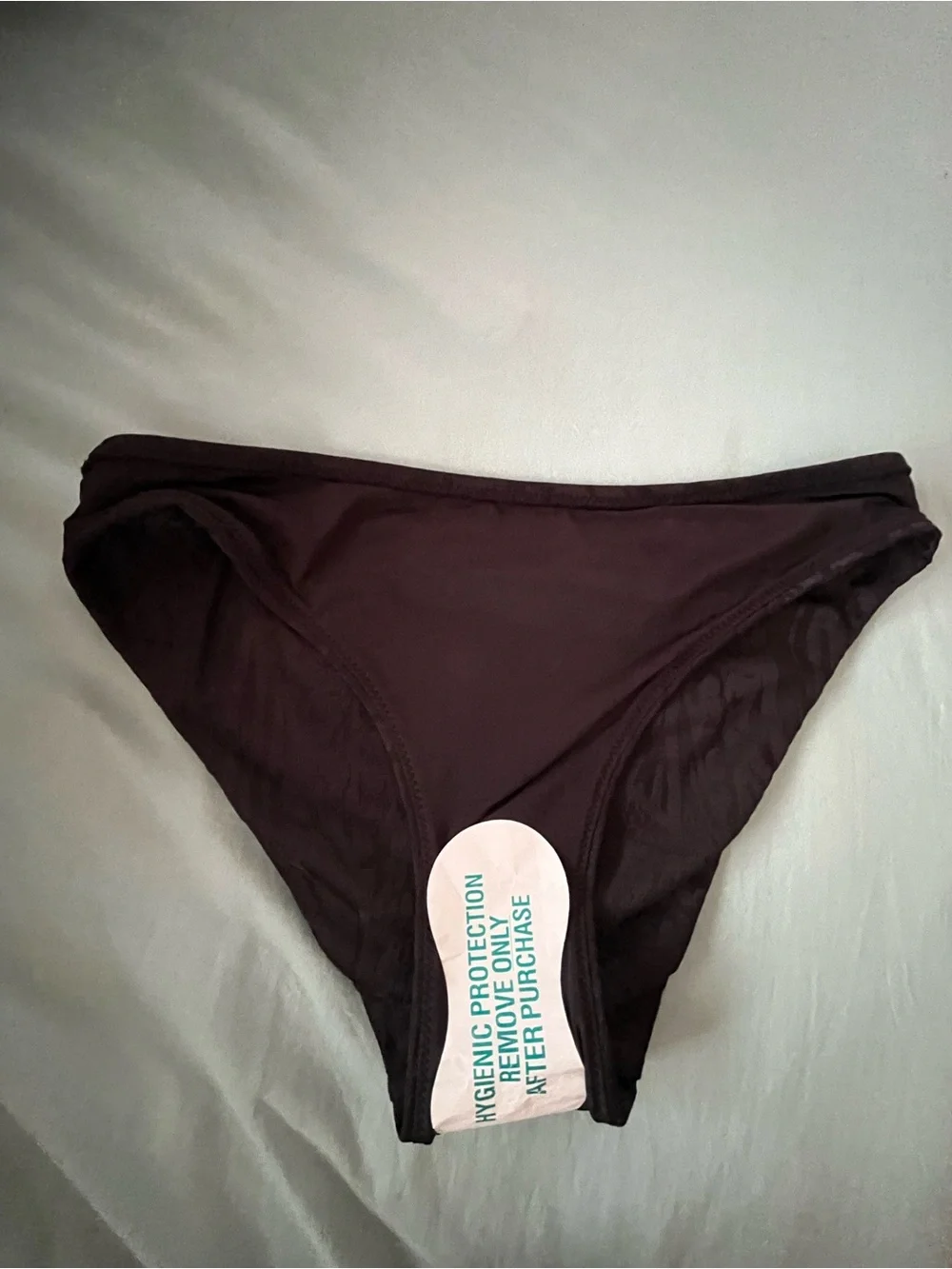 Aqua Blu Linda Black Textured Two-Piece Bikini US Size 4
